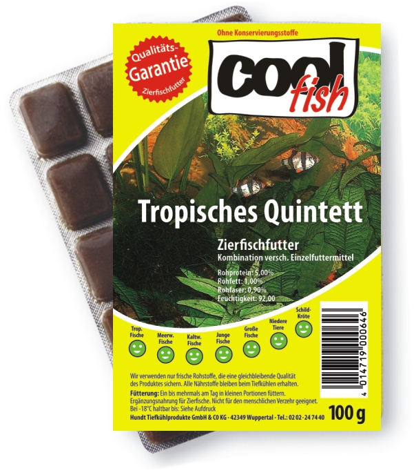 cool fish Tropisches Quintett - Blister