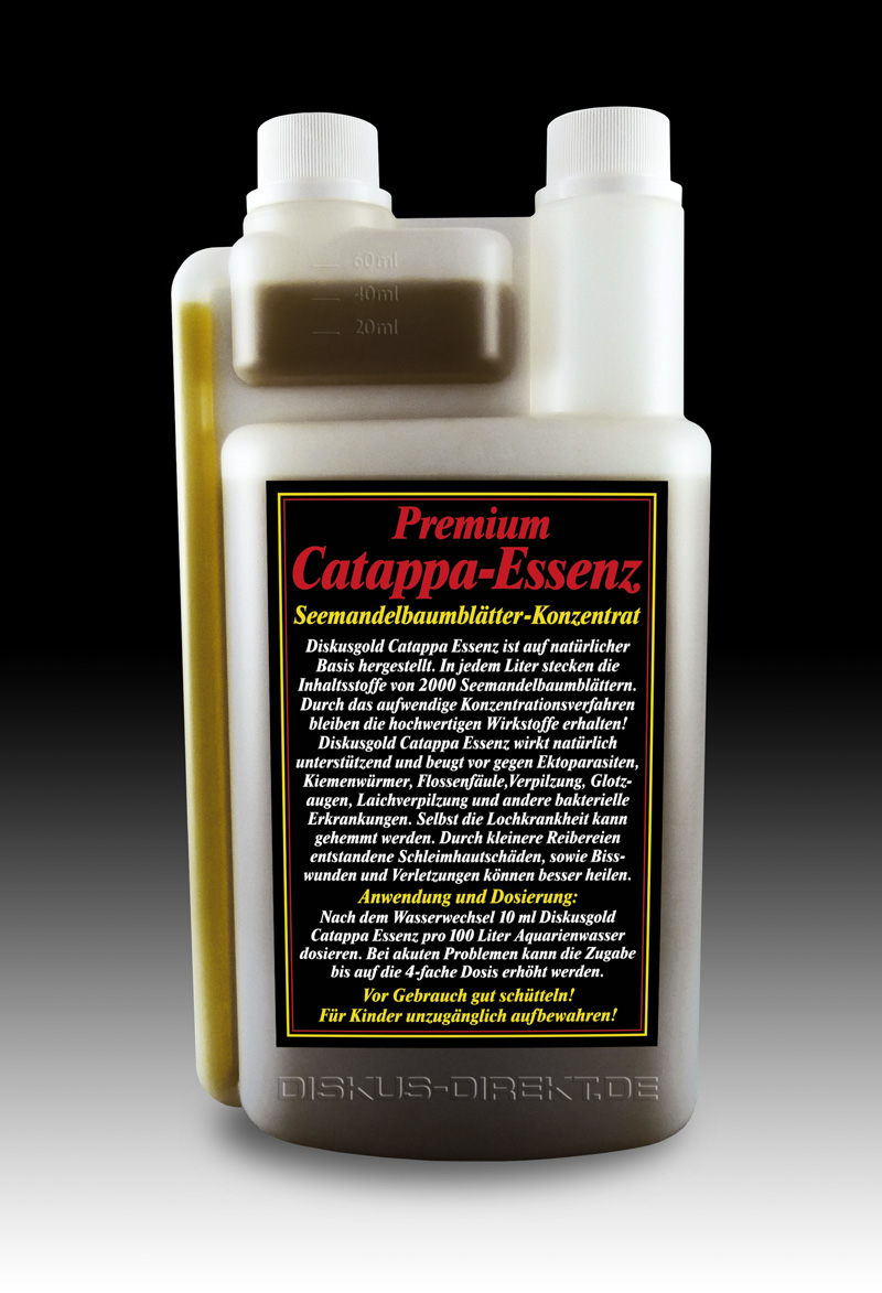 1.000 ml Diskusgold Premium Catappa Essenz (Seemandelbaumblätter-Konzentrat)