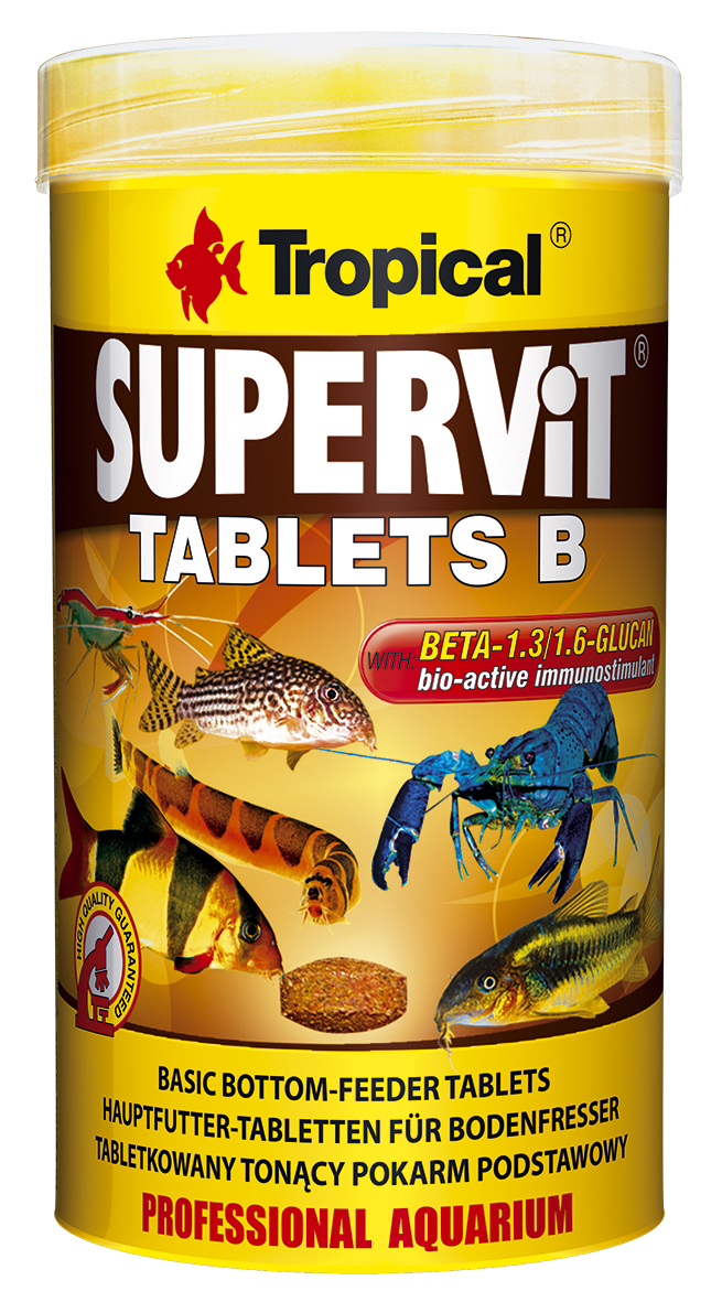Supervit Tablets B - Hauptfutter Bodentabletten