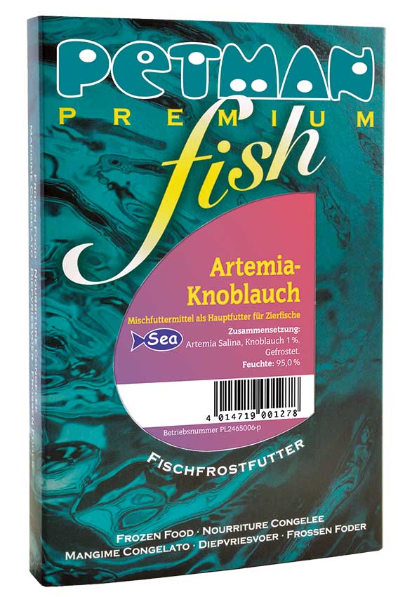 Petman fish Artemia-Knoblauch - Blister