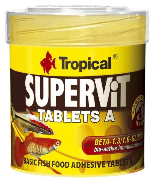 Supervit Tablets A - Hauptfutter Hafttabletten