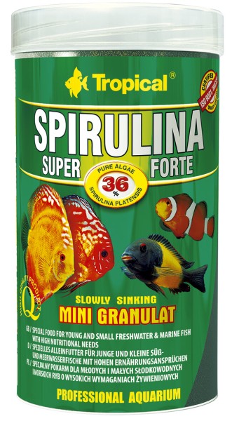 Super Spirulina Forte (36%) Mini Granulat