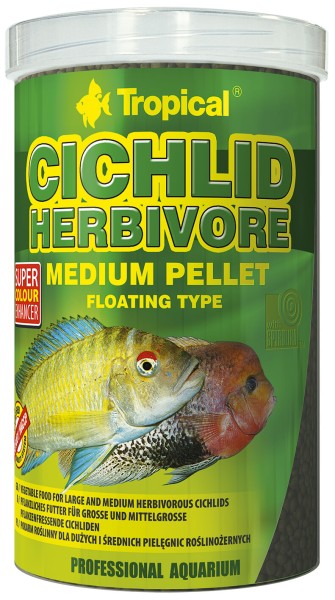 Cichlid Herbivore Medium Pellet