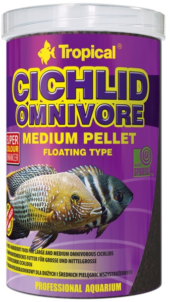 Cichlid Omnivore Medium Pellet