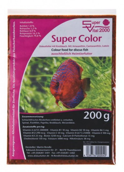 SV 2000 Supercolor Farbfutter Tafel