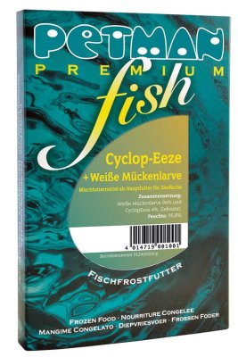Petman fish CyclopEeze mit weißen Mückenlarven - Blister
