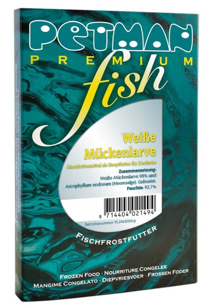 Petman fish Weiße Mückenlarve - Blister